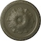 Ekena Millwork Richmond Ceiling Medallion (Fits Canopies up to 2 5/8"), Hnd-Painted Painted Turtle, 18"OD x 1 3/8"P CM18RIPTF - alternate 1